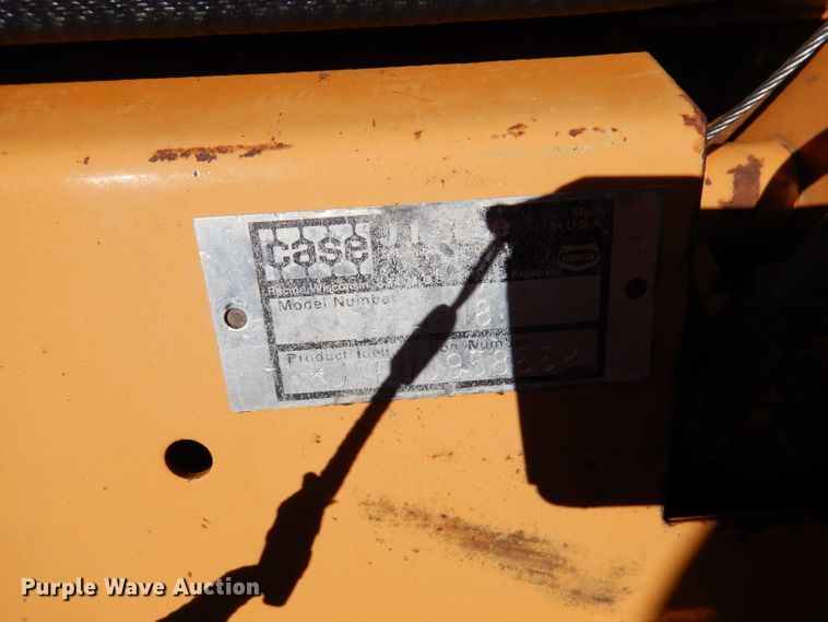 image for item DY9525 1997 Case 1818  skid steer loader