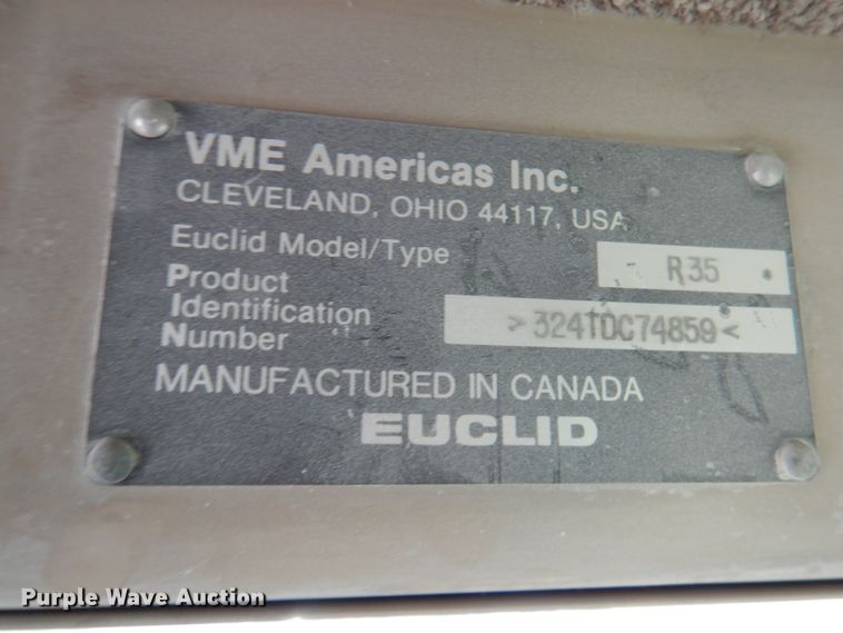 image for item DY9530 1993 Euclid R35  haul truck