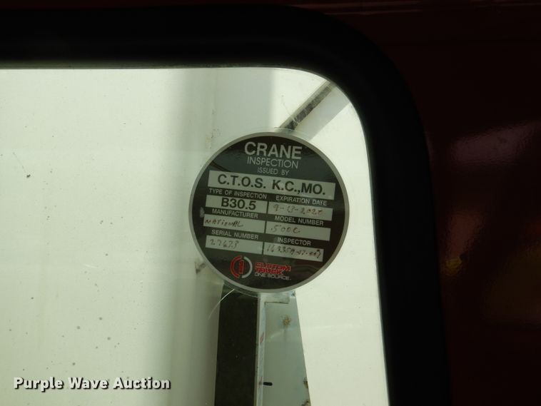 image for item EK9228 1996 International 4700  crane truck