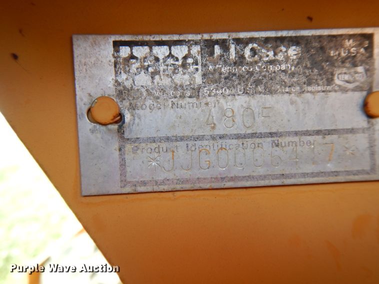 image for item FG9500 1993 Case 480F  industrial tractor