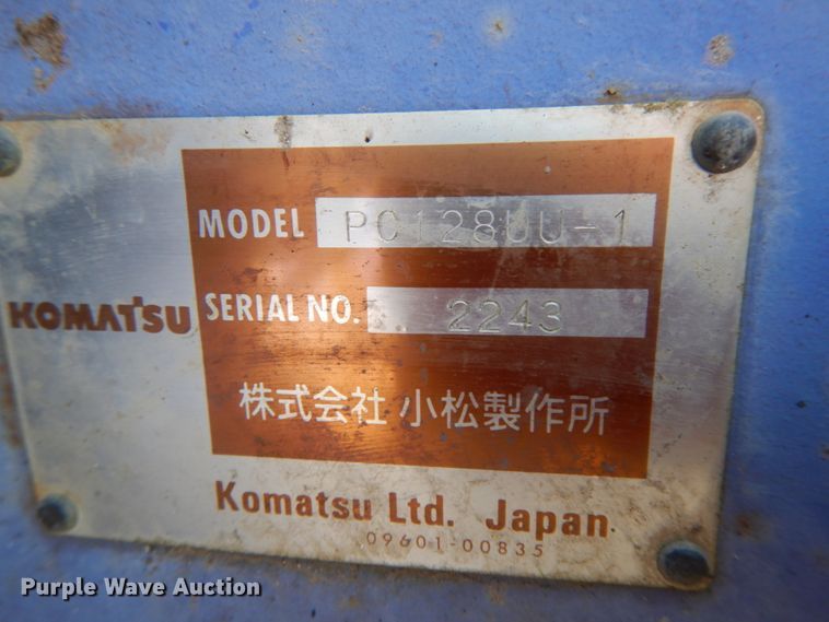 image for item FG9501 1997 Komatsu PC128UU-1  mini excavator