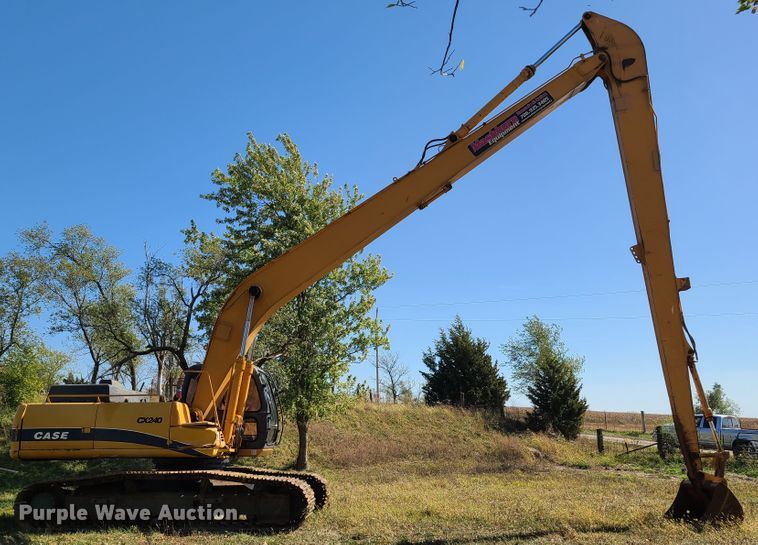 image for item GB9015 2005 Case CX240  long reach excavator