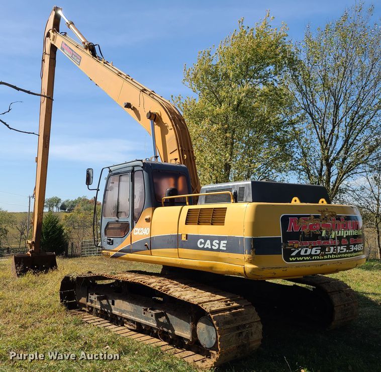 image for item GB9015 2005 Case CX240  long reach excavator