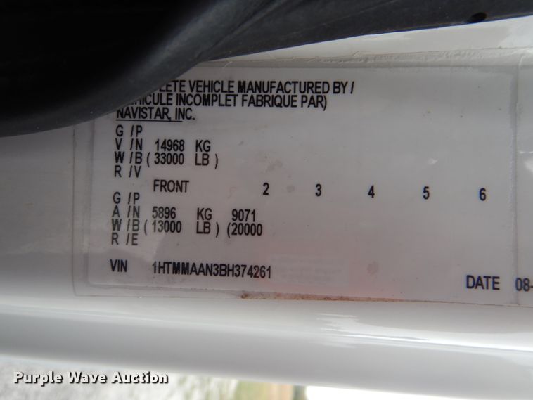 image for item GM9205 2011 International 4300  digger derrick truck