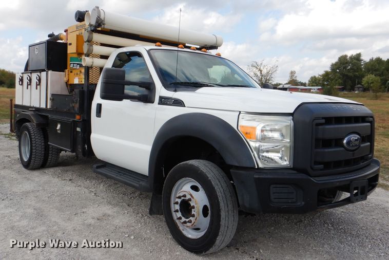 image for item GM9214 2012 Ford F550 Super Duty  vacuum truck