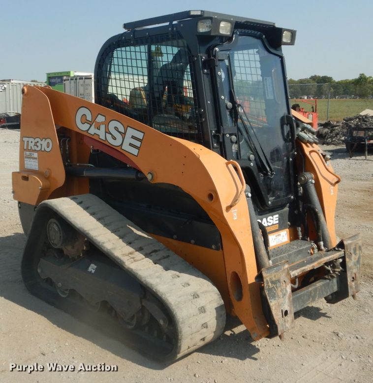 image for item GR9949 2016 Case TR310  tracked skid steer loader
