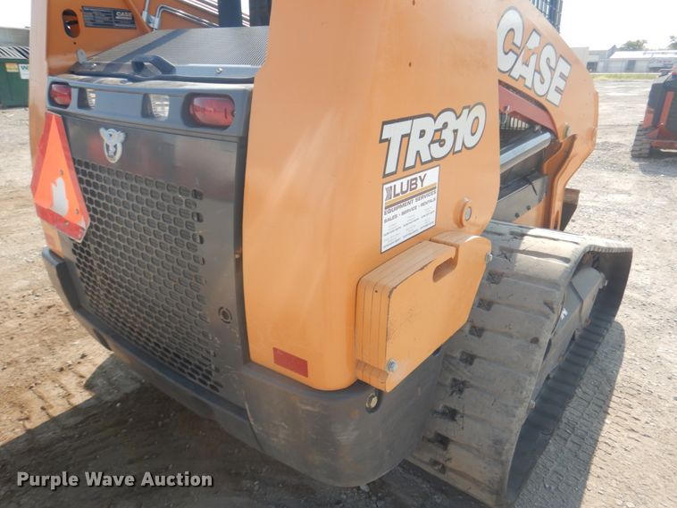 image for item GR9949 2016 Case TR310  tracked skid steer loader