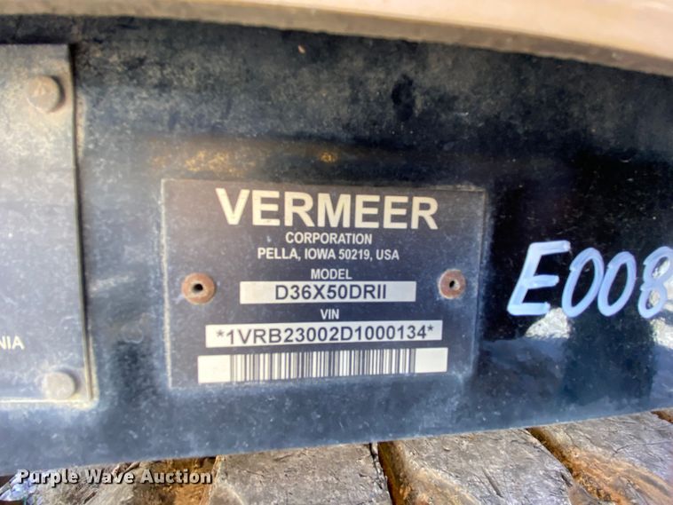 image for item HE9872 2013 Vermeer D36X50DR  Series II directional boring unit