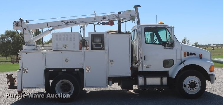 image for item HJ9404 2007 Sterling Acterra  utility truck with crane