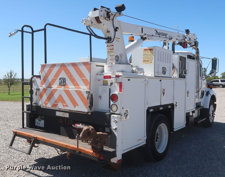 image for item HJ9404 2007 Sterling Acterra  utility truck with crane