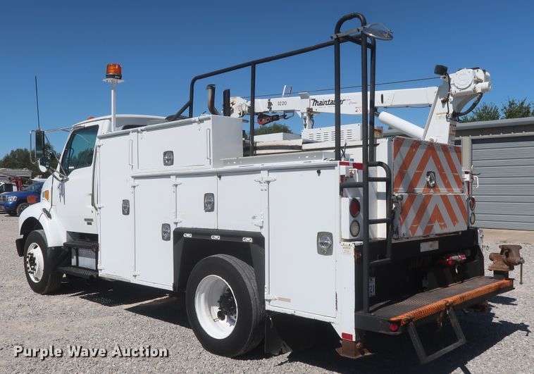 image for item HJ9404 2007 Sterling Acterra  utility truck with crane
