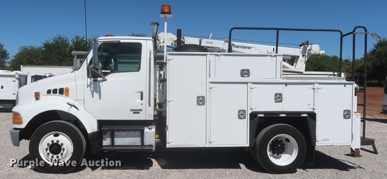 image for item HJ9404 2007 Sterling Acterra  utility truck with crane