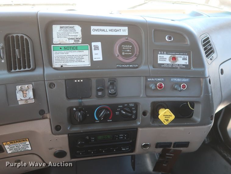 image for item HJ9404 2007 Sterling Acterra  utility truck with crane