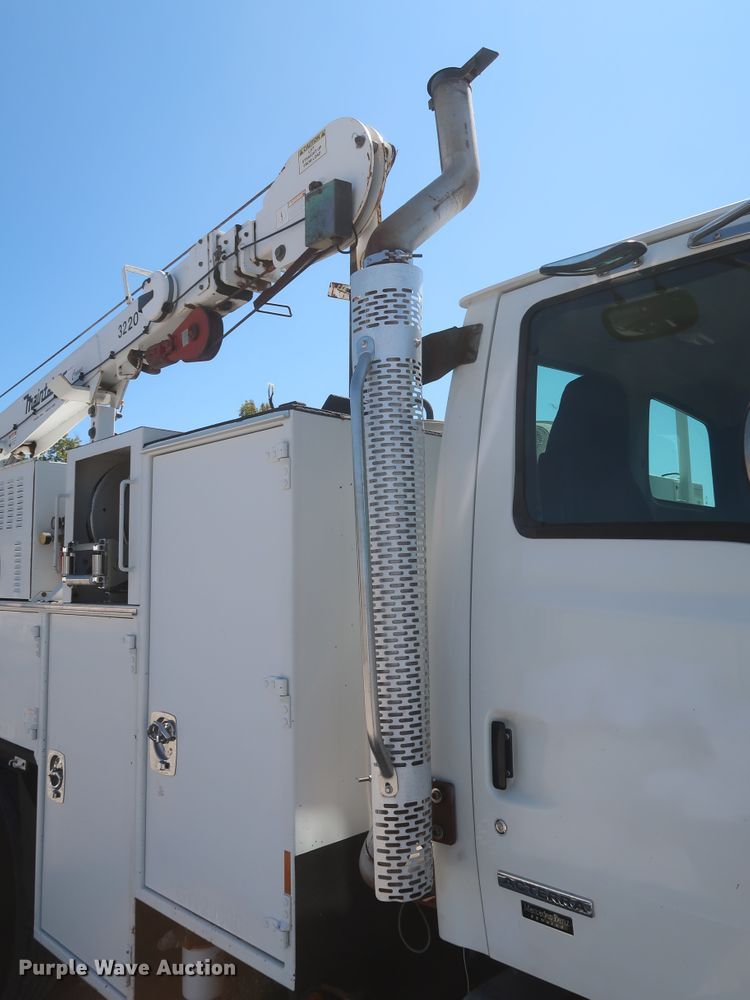 image for item HJ9404 2007 Sterling Acterra  utility truck with crane