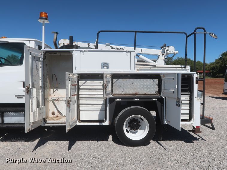 image for item HJ9404 2007 Sterling Acterra  utility truck with crane