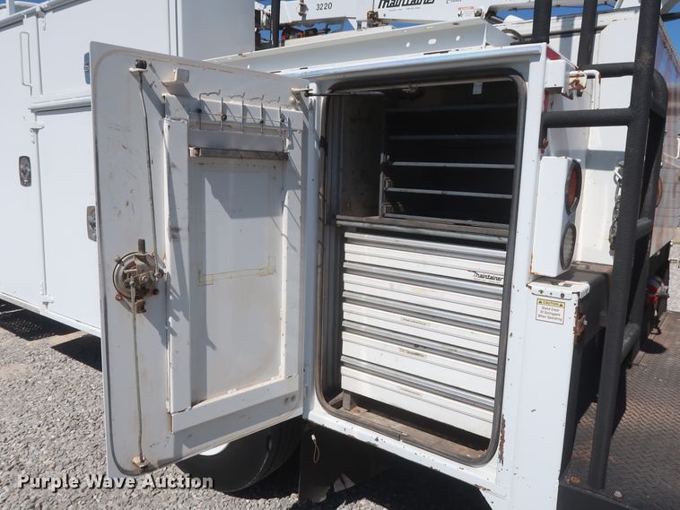 image for item HJ9404 2007 Sterling Acterra  utility truck with crane