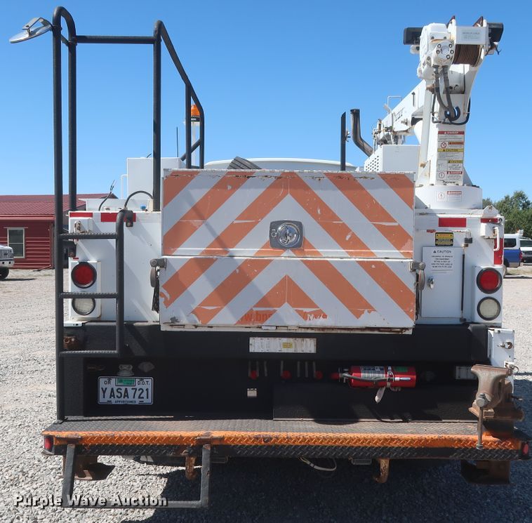 image for item HJ9404 2007 Sterling Acterra  utility truck with crane