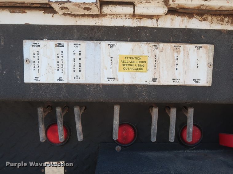 image for item HJ9404 2007 Sterling Acterra  utility truck with crane