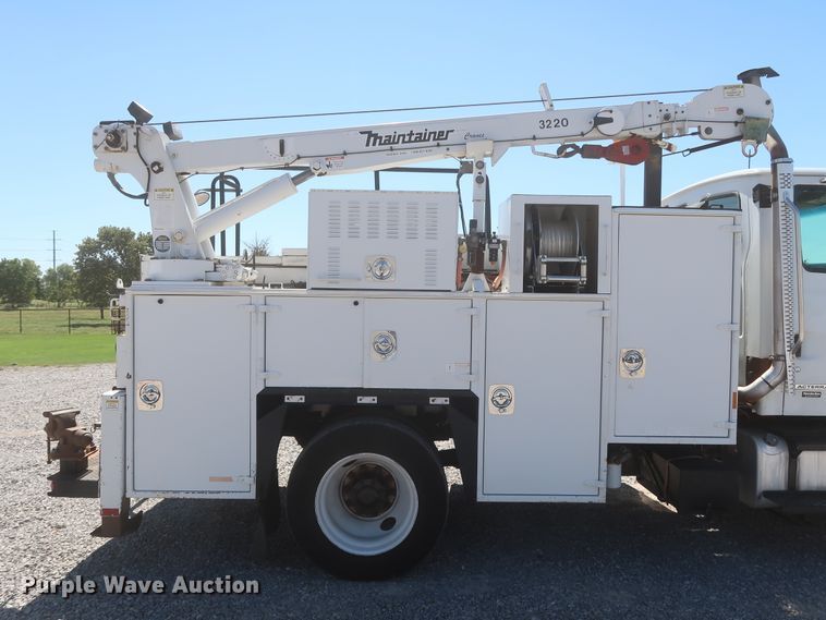 image for item HJ9404 2007 Sterling Acterra  utility truck with crane