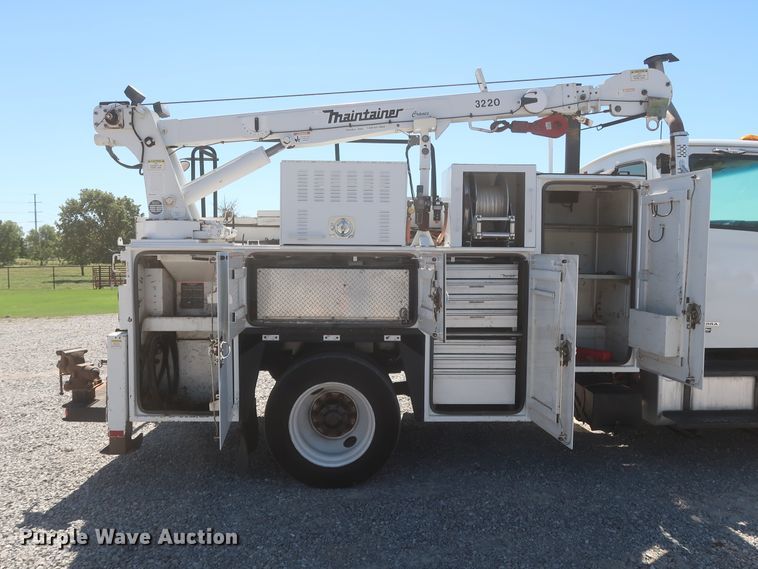 image for item HJ9404 2007 Sterling Acterra  utility truck with crane