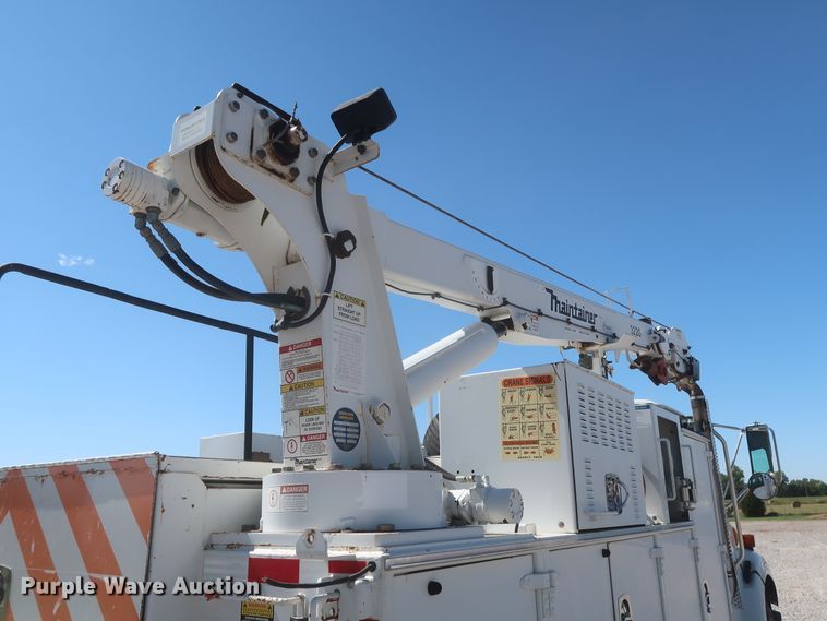 image for item HJ9404 2007 Sterling Acterra  utility truck with crane