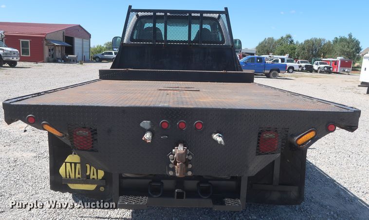 image for item HJ9409 2008 Ford F650 Super Duty XL  flatbed truck