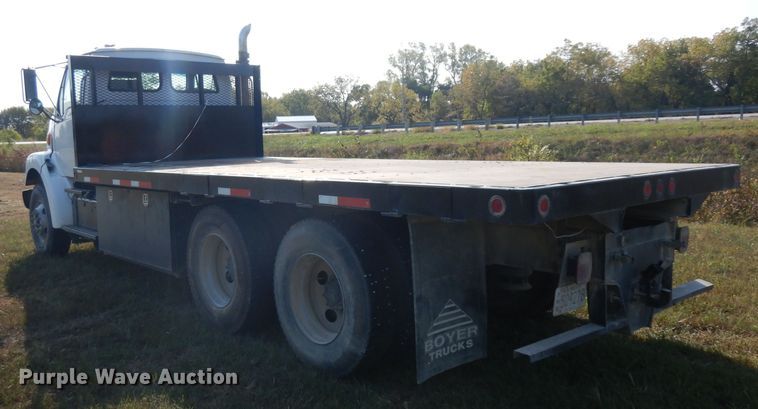 image for item HN9359 2002 Sterling L-Line  flatbed truck