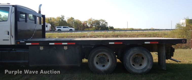 image for item HN9359 2002 Sterling L-Line  flatbed truck