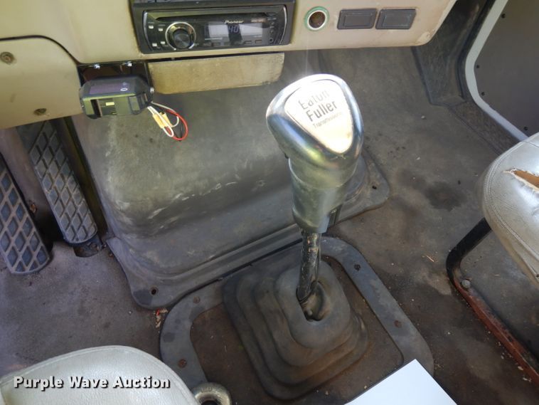 image for item HN9359 2002 Sterling L-Line  flatbed truck