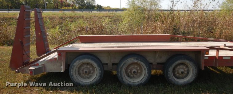 image for item HN9361 2002 Belshe T-18 equipment trailer