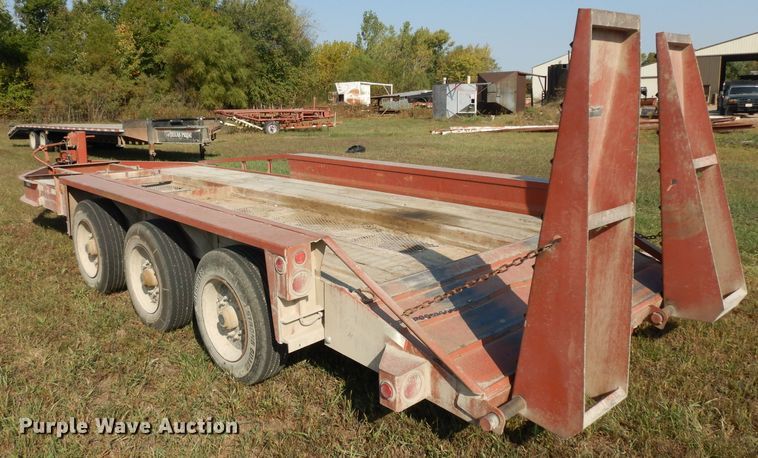 image for item HN9361 2002 Belshe T-18 equipment trailer
