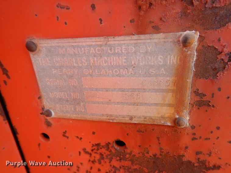 image for item HS9360 1977 Ditch Witch R65  trencher