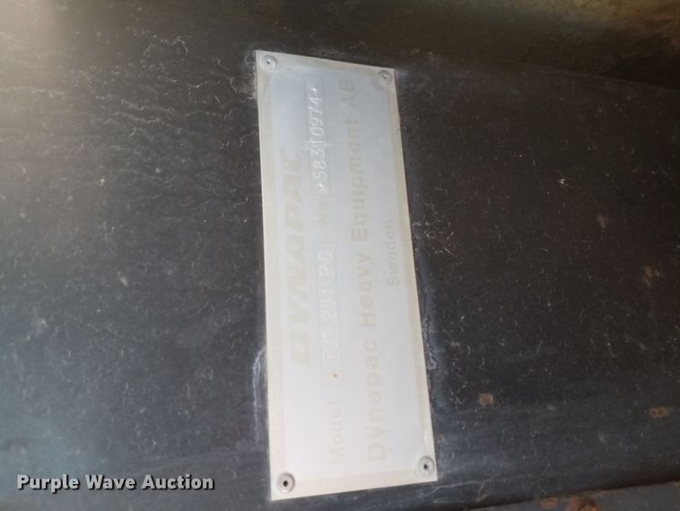 image for item HS9362 1993 Dynapac CA251PD  single drum vibratory roller