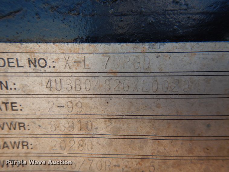 image for item DD0264 1999 Specialized XL 7OPGD double drop deck trailer