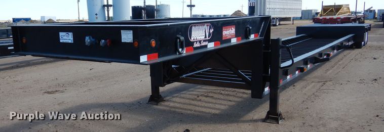 image for item DD0265 2014 Overbuilt drop deck trailer
