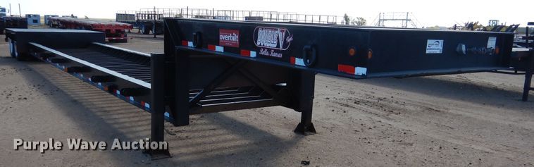 image for item DD0265 2014 Overbuilt drop deck trailer