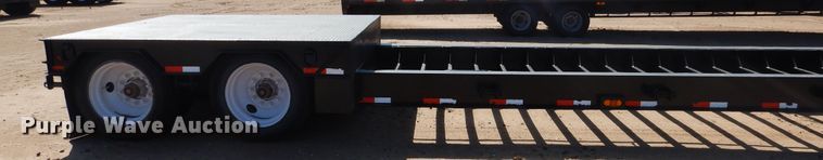 image for item DD0265 2014 Overbuilt drop deck trailer