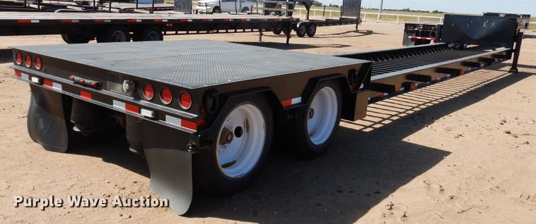 image for item DD0265 2014 Overbuilt drop deck trailer