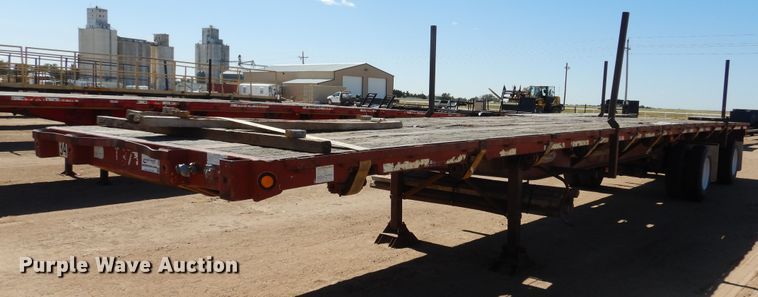 image for item DD0272 1995 Fontaine FTW-5-8048WSAW flatbed trailer