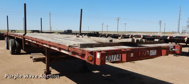 image for item DD0272 1995 Fontaine FTW-5-8048WSAW flatbed trailer