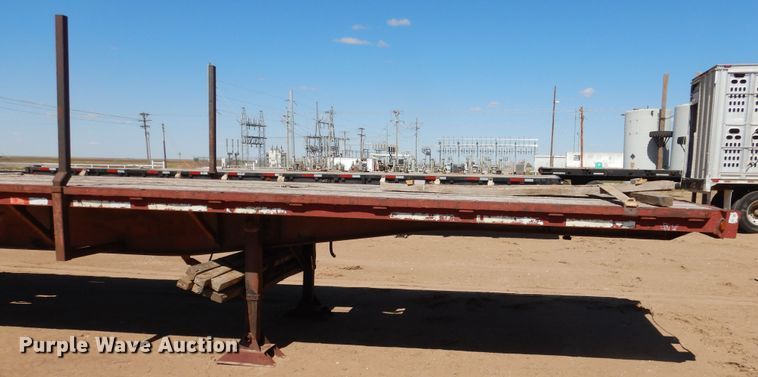 image for item DD0272 1995 Fontaine FTW-5-8048WSAW flatbed trailer