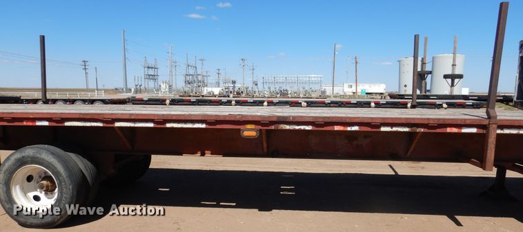 image for item DD0272 1995 Fontaine FTW-5-8048WSAW flatbed trailer