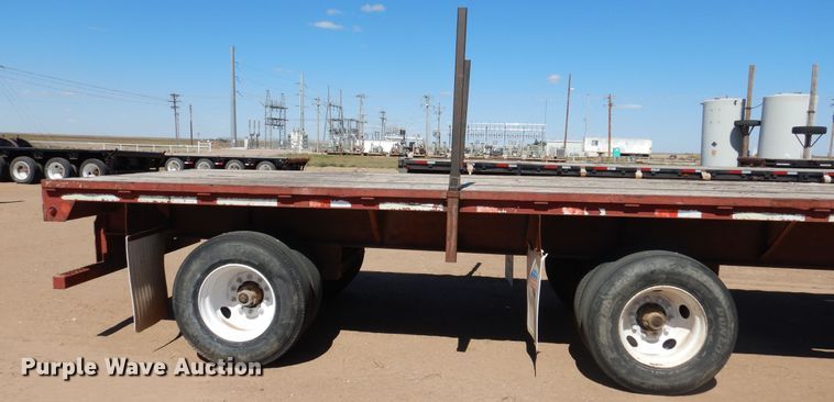image for item DD0272 1995 Fontaine FTW-5-8048WSAW flatbed trailer
