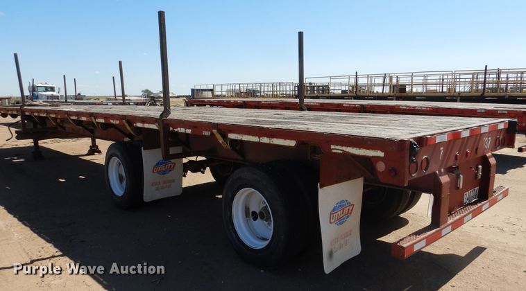 image for item DD0272 1995 Fontaine FTW-5-8048WSAW flatbed trailer