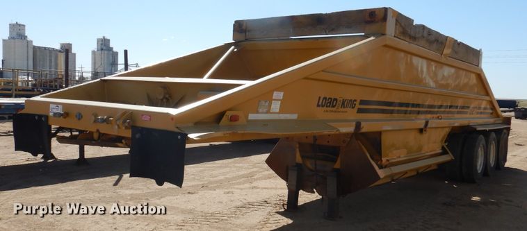 image for item DD0273 1988 Trail King 1827-0-3Axle bottom dump trailer
