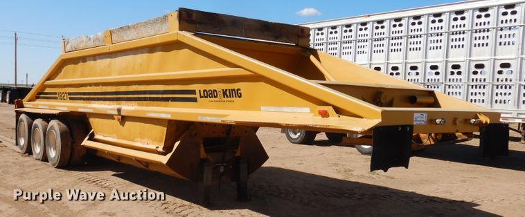 image for item DD0273 1988 Trail King 1827-0-3Axle bottom dump trailer