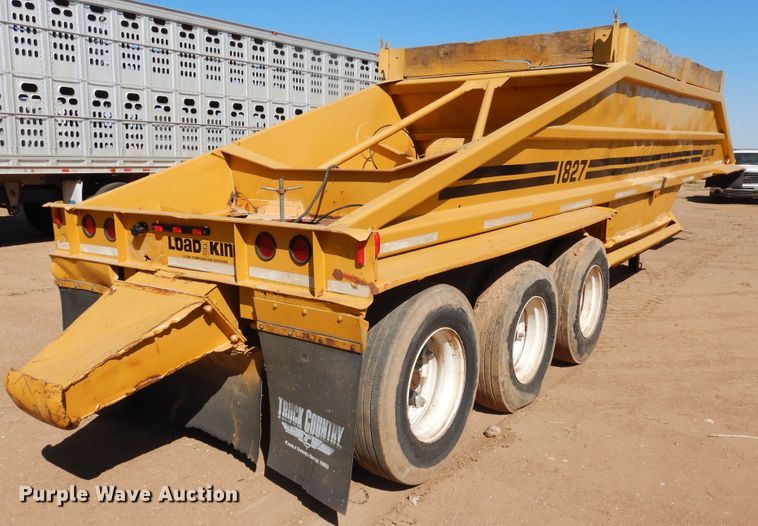 image for item DD0273 1988 Trail King 1827-0-3Axle bottom dump trailer