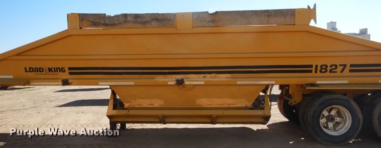 image for item DD0273 1988 Trail King 1827-0-3Axle bottom dump trailer