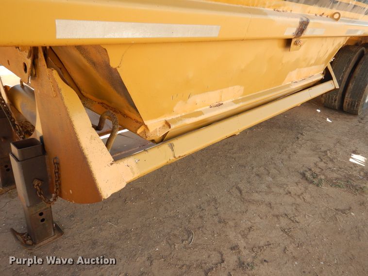 image for item DD0273 1988 Trail King 1827-0-3Axle bottom dump trailer