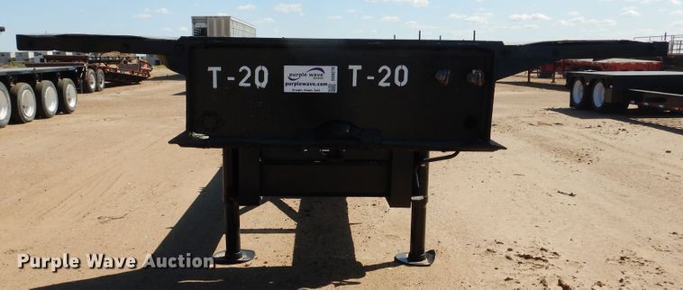 image for item DD0278 Shop built chassis trailer